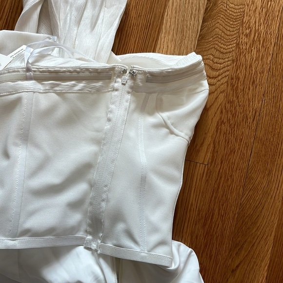 Anthropologie Hutch Gwen Strapless Bow Mini Dress Size 4 NWT - Picture 15 of 17